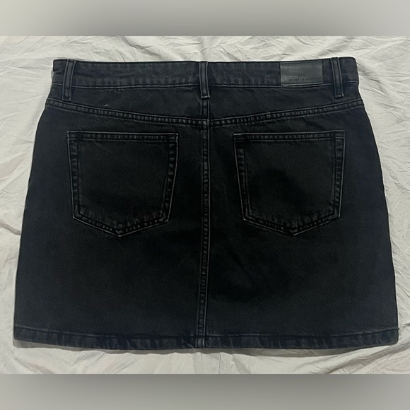 MNG Authentic Denim Women’s Black Denim Skirt Size Medium - Picture 8 of 12
